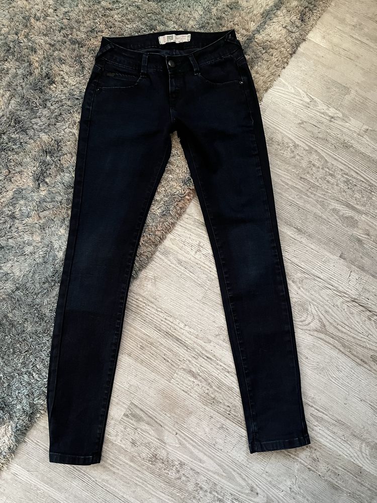 Jeansy Denim Rules by TRF Zara 36 S j nowe elastyczne granatowe