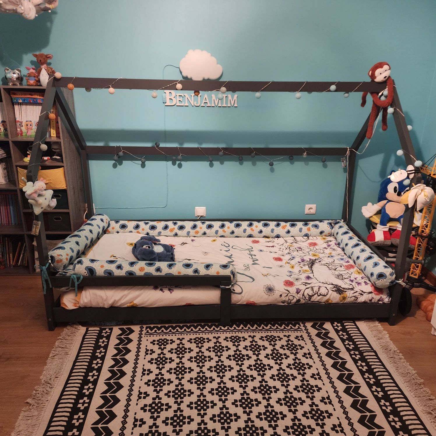 Cama casinha Montessori + colchão