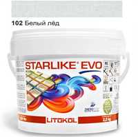 Епоксидна фуга Litokol Starlike EVO 102 білий лід (біла) 2,5 кг