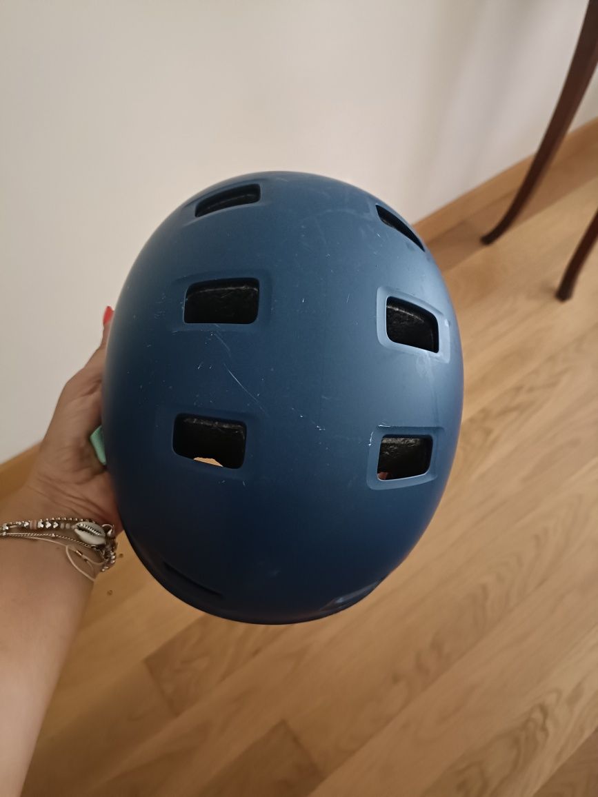 Capacete de ciclismo criança 520 azul