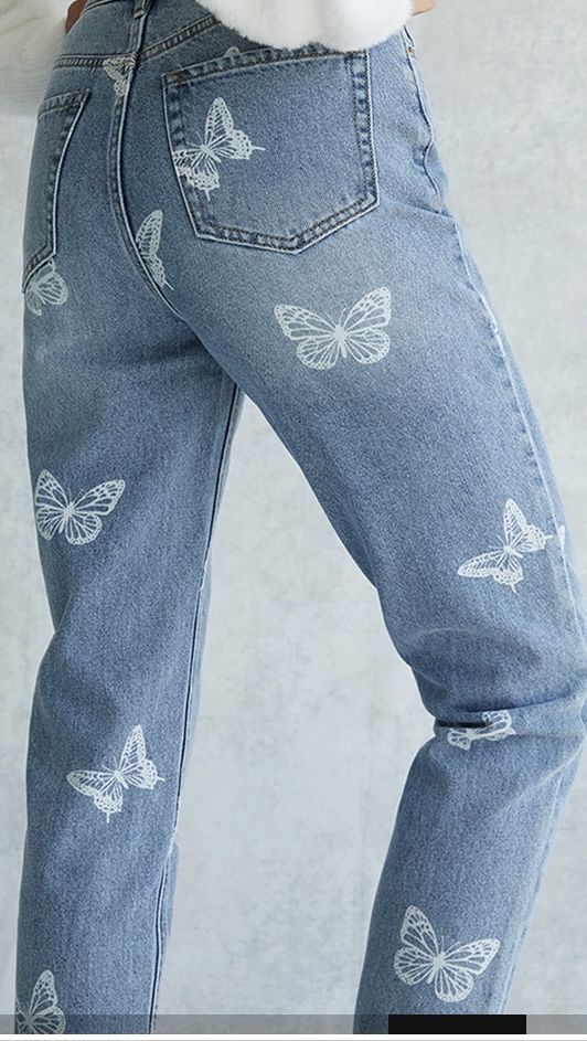 Приталені джинси PacSun Eco Butterfly із ультрависокою талією