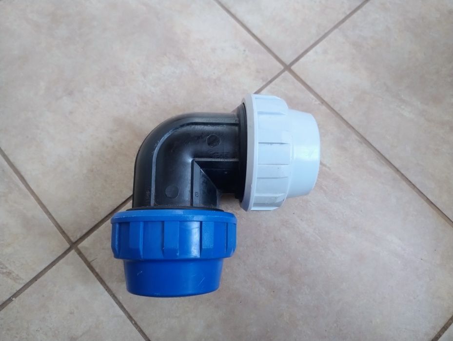 Kolano skręcane PE 63 63x63