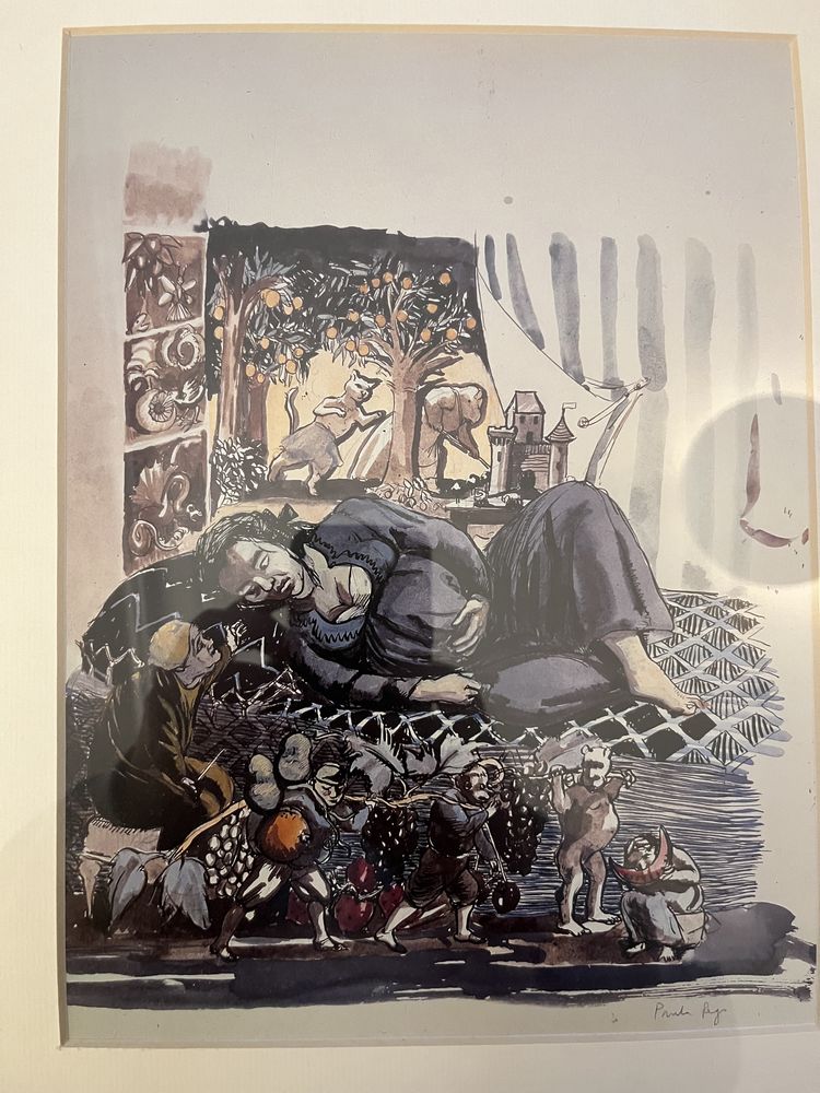 Paula Rego - 2 gravuras excelentemente emolduradas