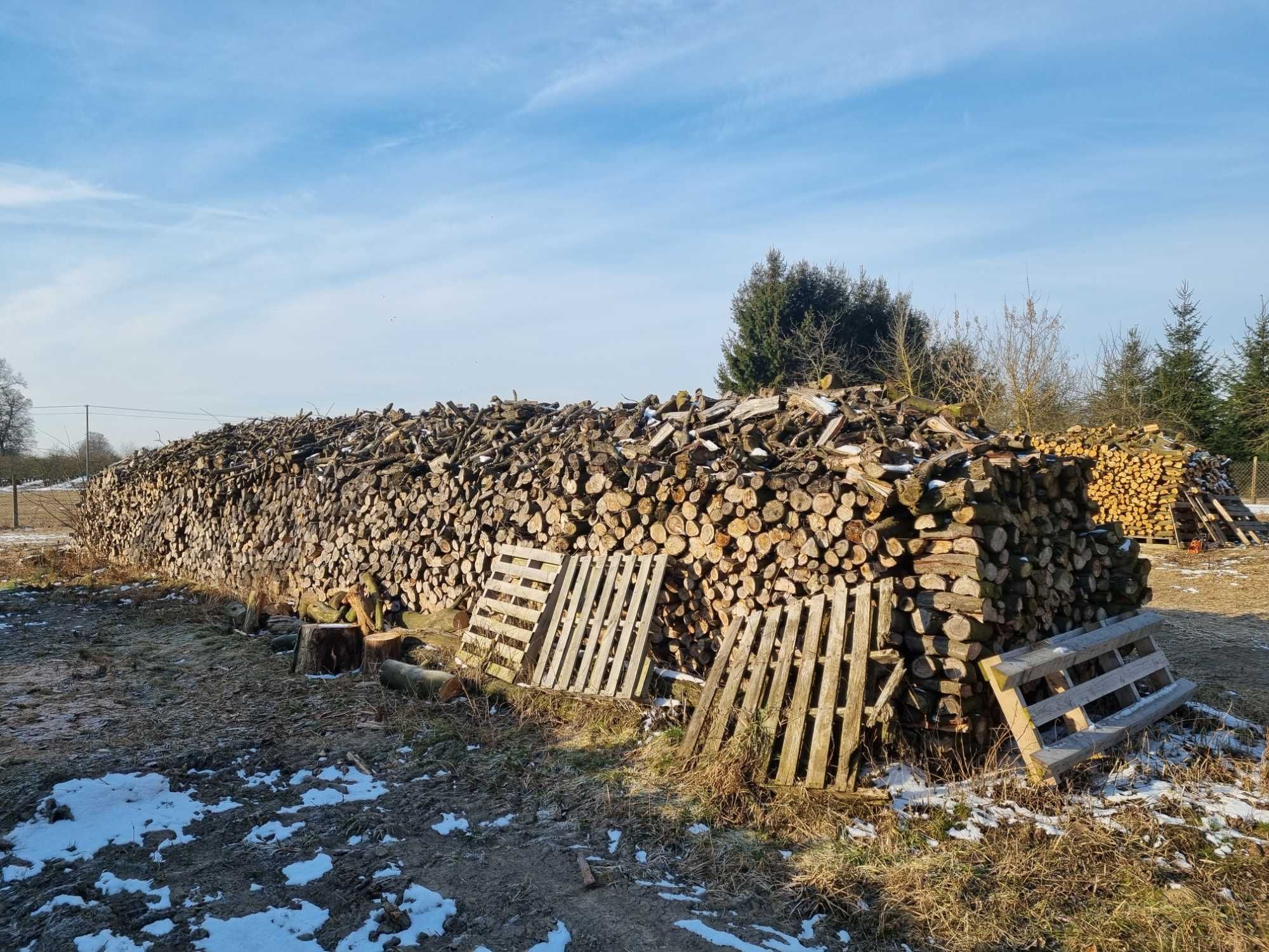 Drewno na opał sezonowane suche, drewno kominkowe, opałowe, do kominka