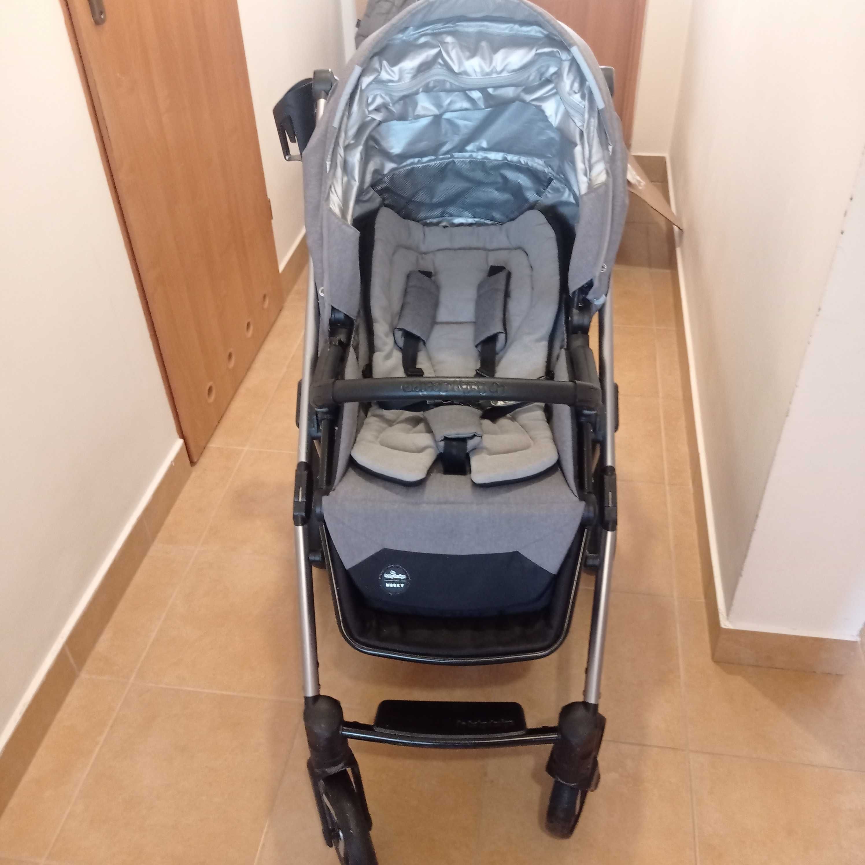 Wózek dziecięcy babydesign HUSKY gray 2w1 z akcesoriami