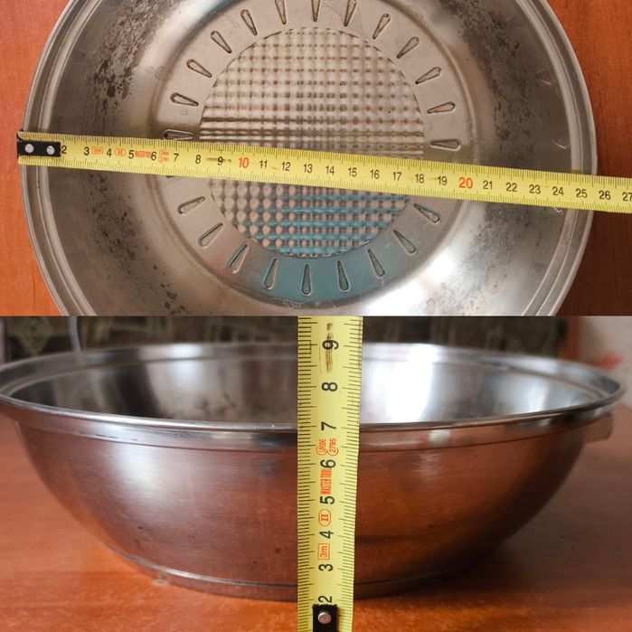 Набор. Казан, казанок, котелок. СССР. Сковорода. Ложка (поварёшка).