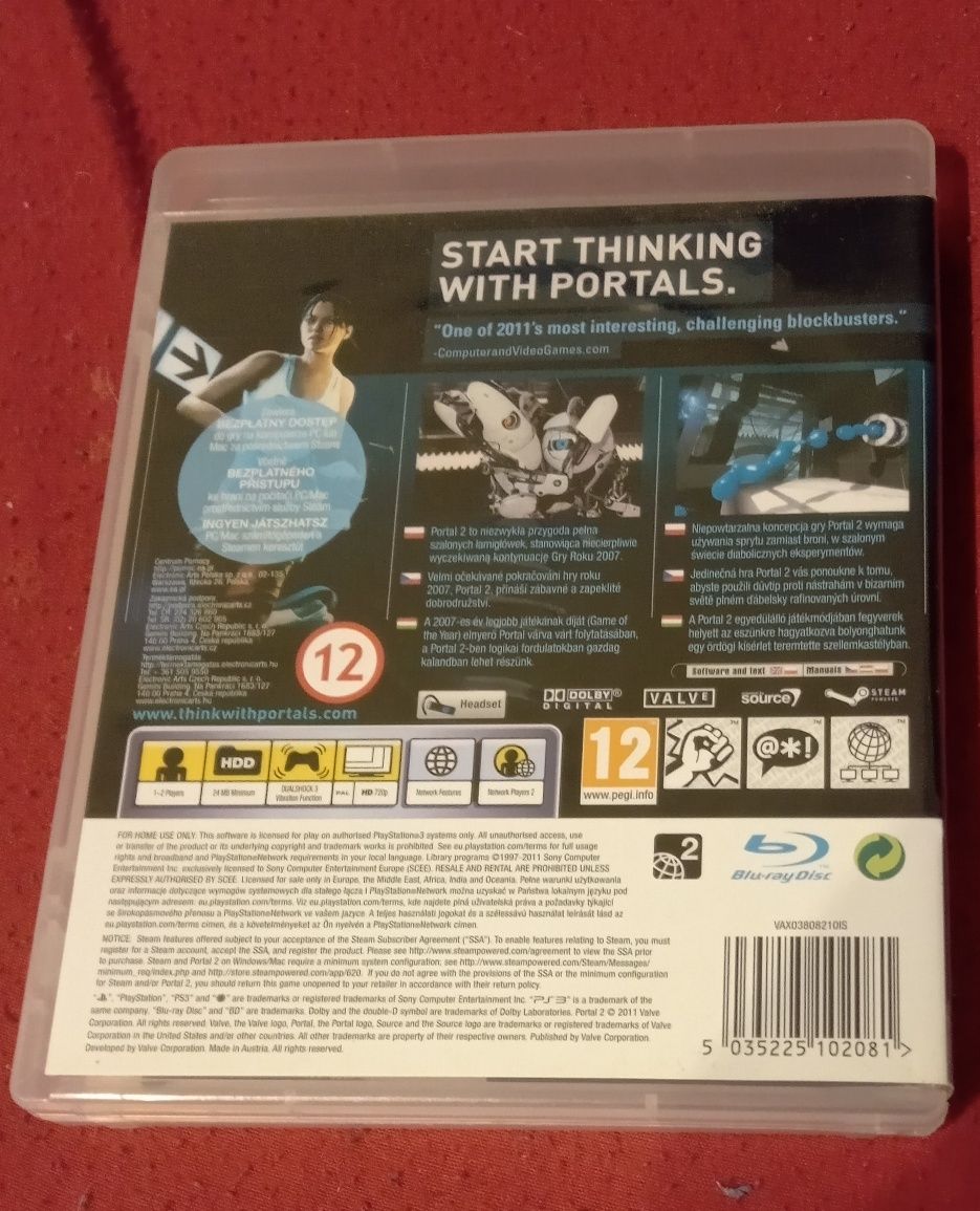 Portal 2 PS3 używana napisy PL