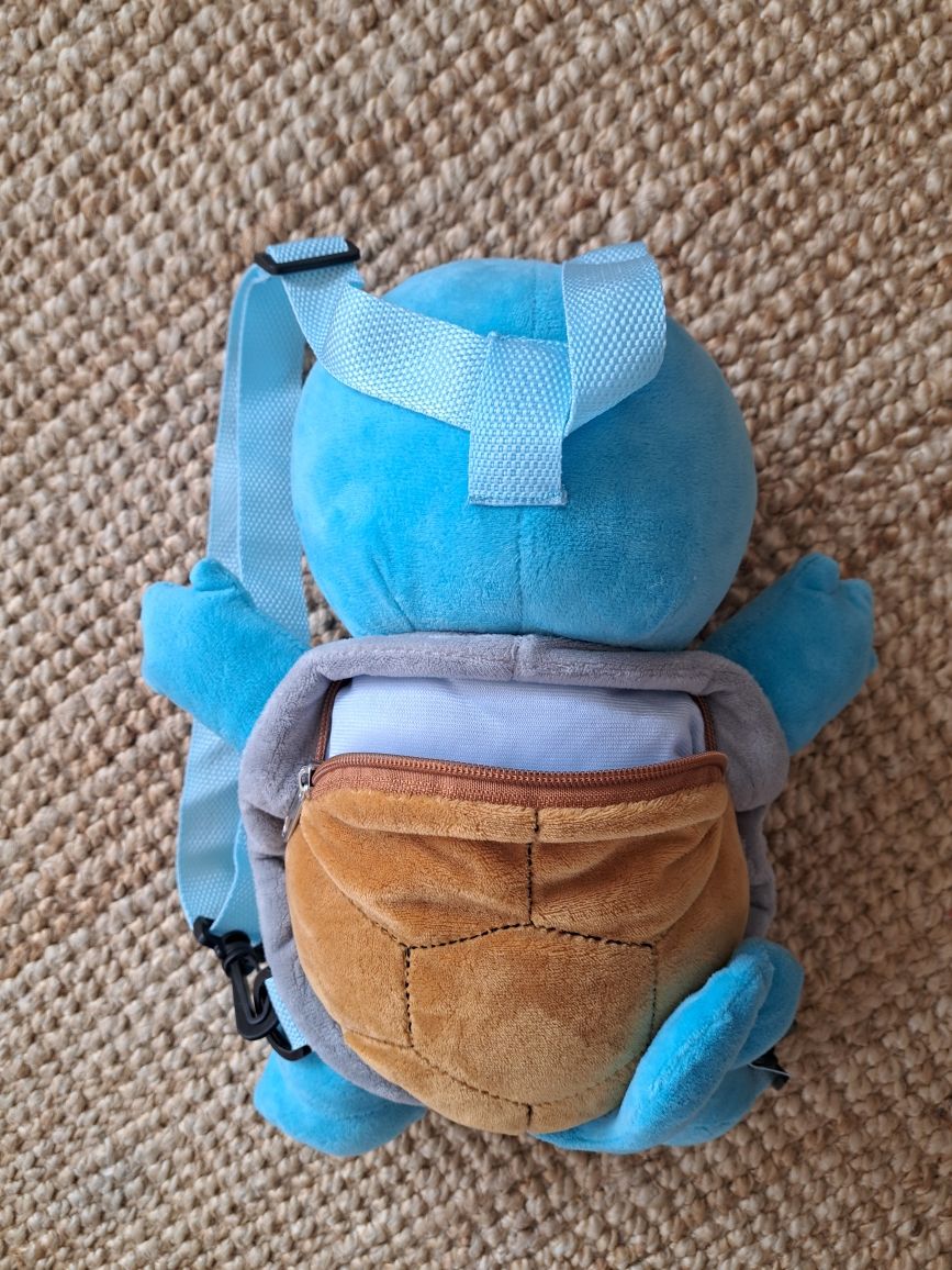 Pokemon  nowy Squirtle maskotka plecaczek-35 cm.