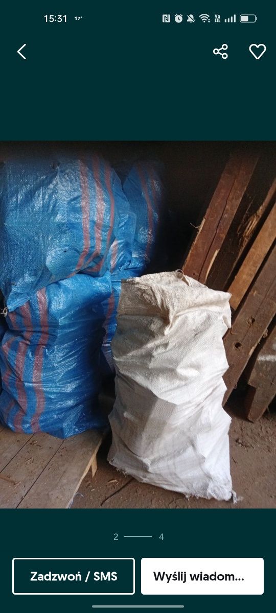 Drewno rozpałkowe do palenia duże  worki do wędzenia