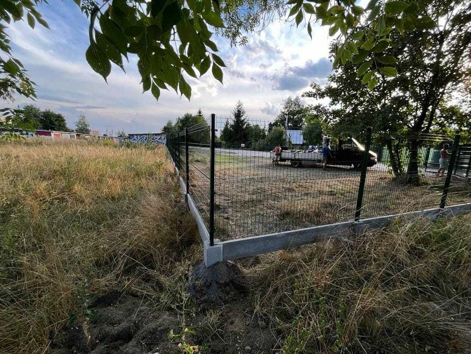 Ogrodzenie panelowe, panel 3d 123 cm, podmurówka, płot, bramy, furtki