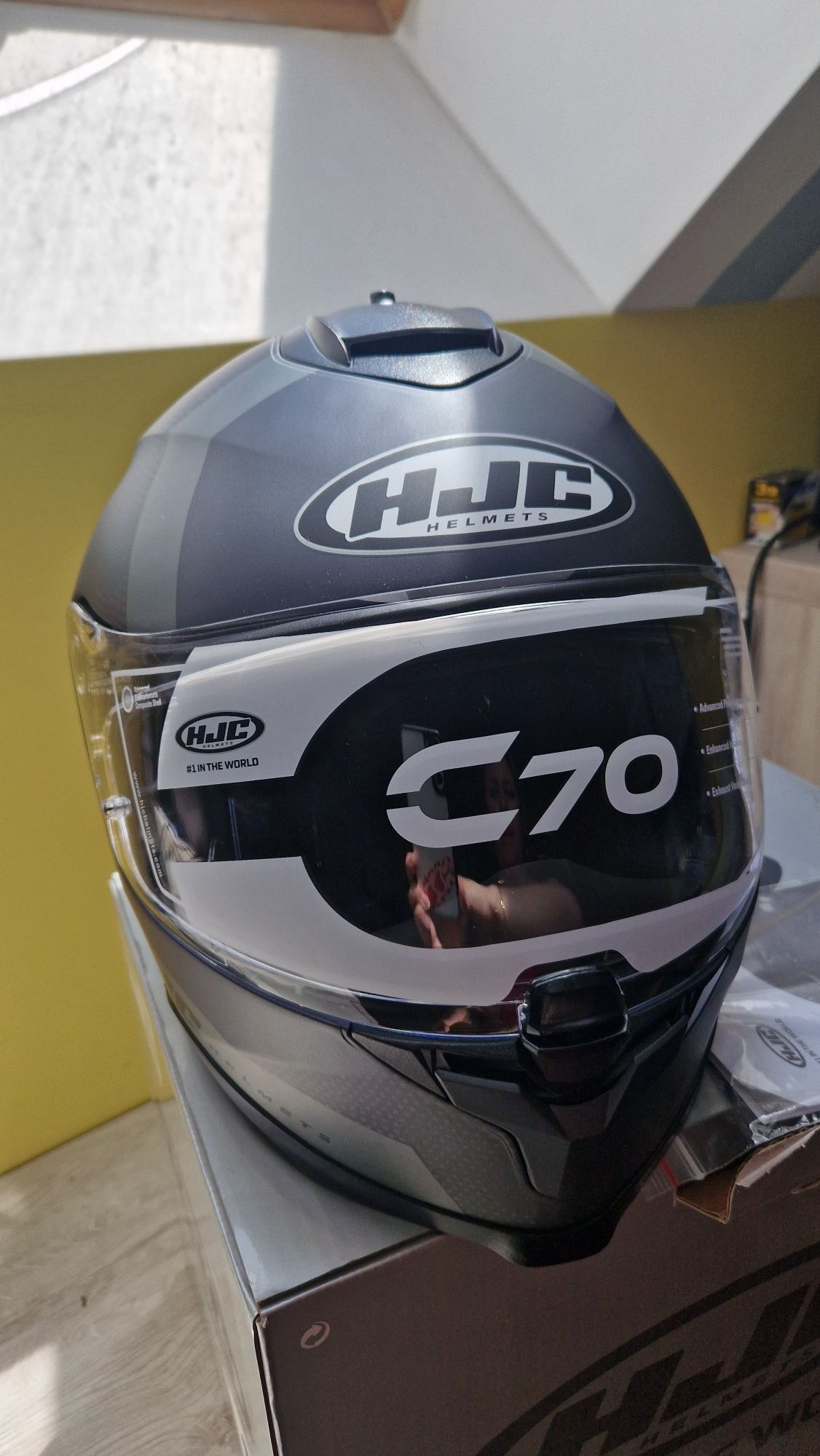 Kask Motocyklowy integralny XXL hjc c70