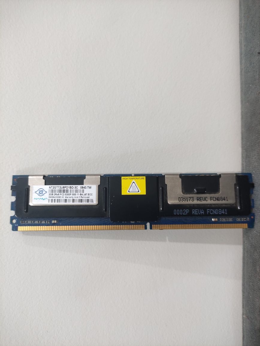 ↓Серверная оперативная память DDR2-667 1Gb, 2Gb/FB DIMM↓