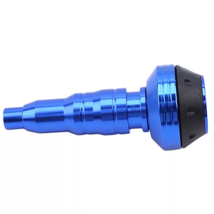 Par cogumelos alumínio proteção borracha M8 modelo #2 moto cafe racer