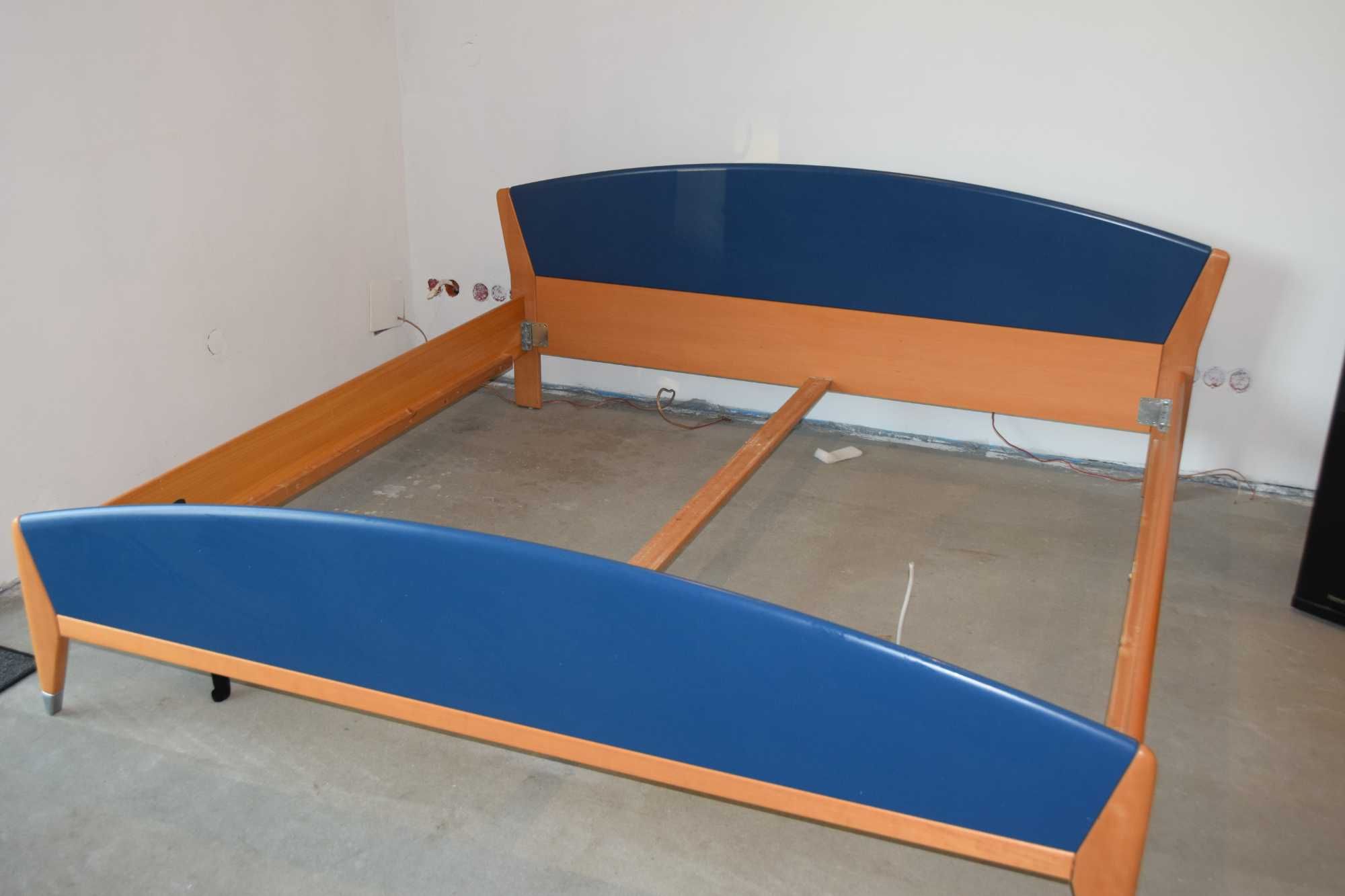 Design łóżko 2x2m. Lite drewno, Hulsta, Hülsta, UNIKAT, Loft.
