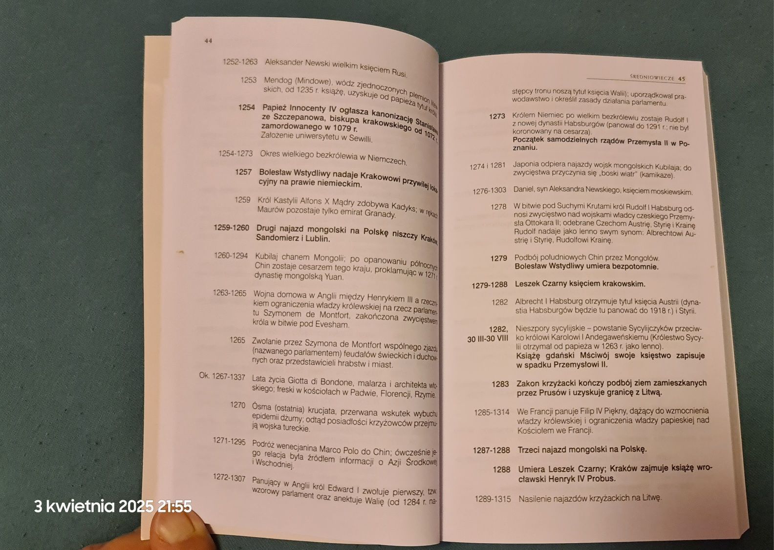 Dzieje świata i Polski Kalendarium  Sławomir Koper  Czasy nowożytne