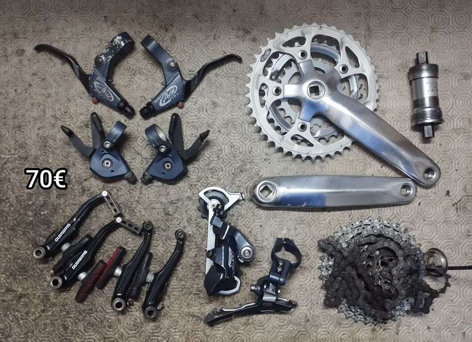 SKOTCH’s Bikes Garage... Peças, pecinhas e um monte de parafusos!!!