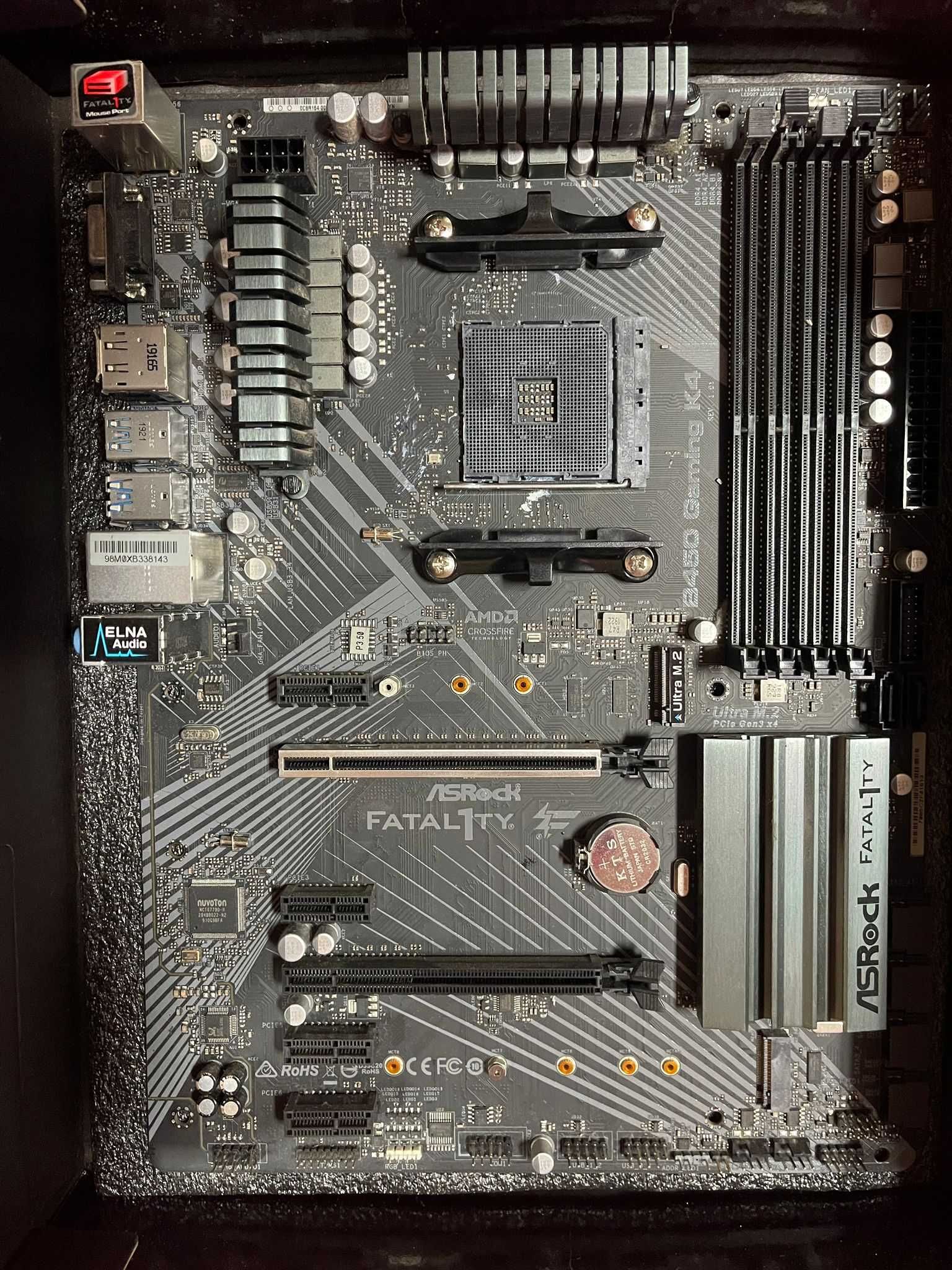 AMD Ryzen 5 2600X + MB B450 Gaming K4
