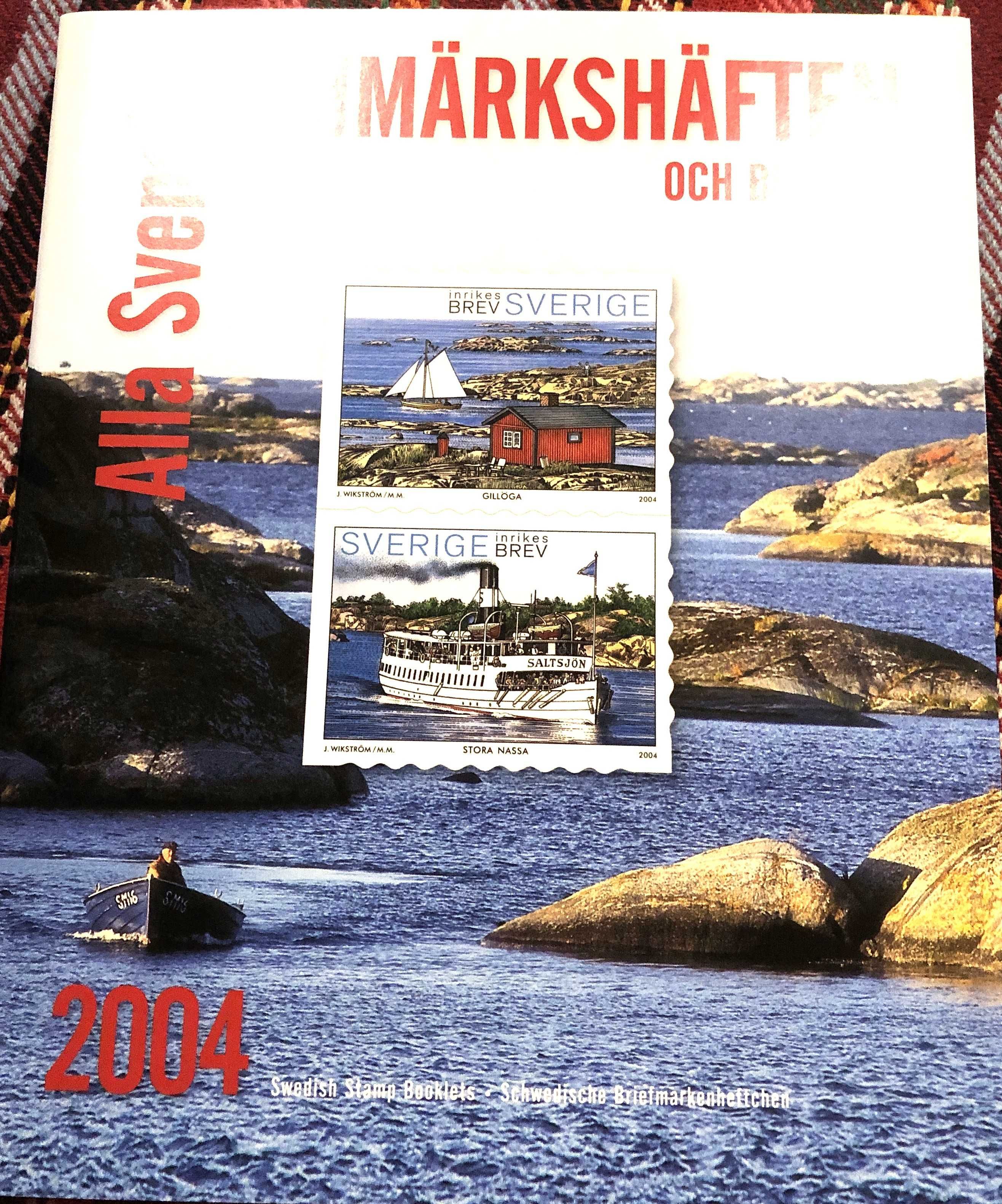 Cadernos de selos Suecos