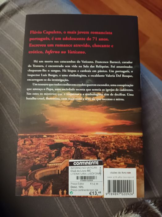 Livro Inferno no Vaticano novo