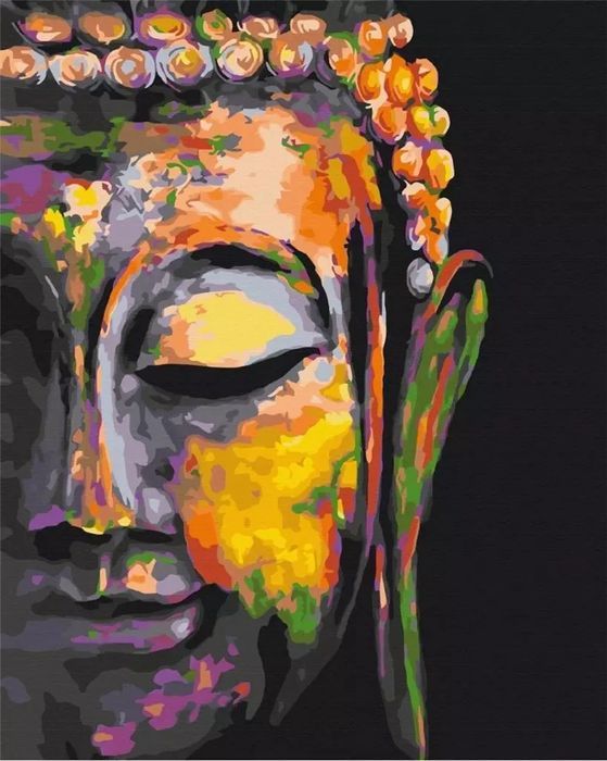 Malowanie po numerach - Budda. Brushme. Nowy Produkt