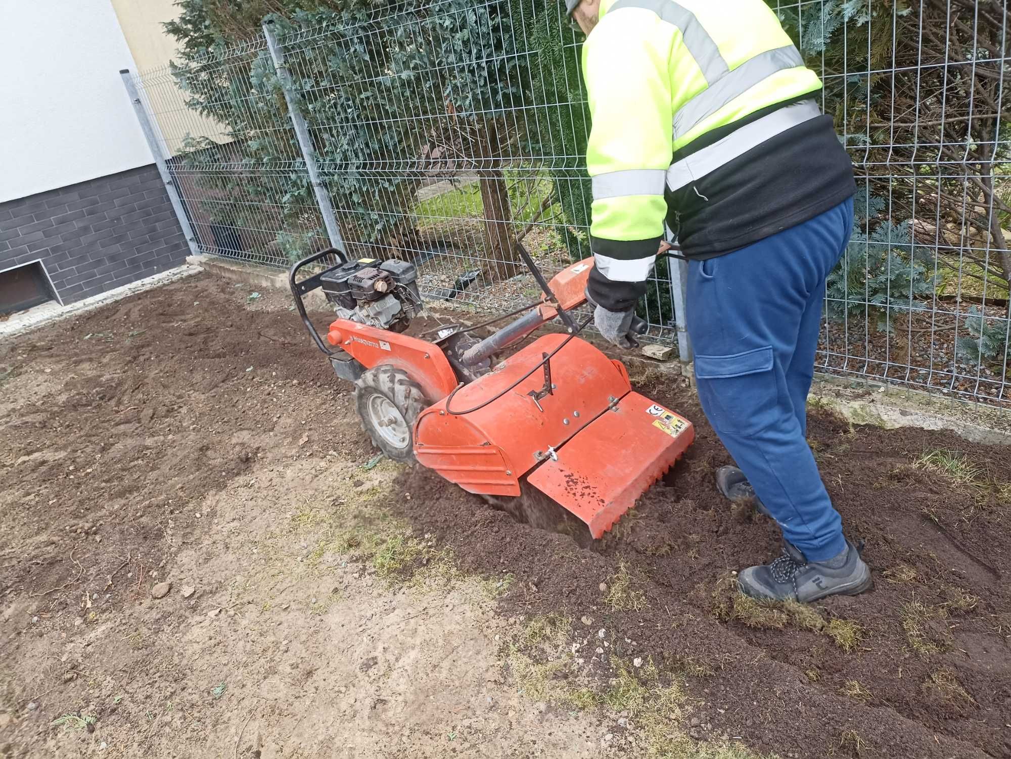 Usługi ogrodnicze, automatyczne nawadnianie,  zakładanie trawników