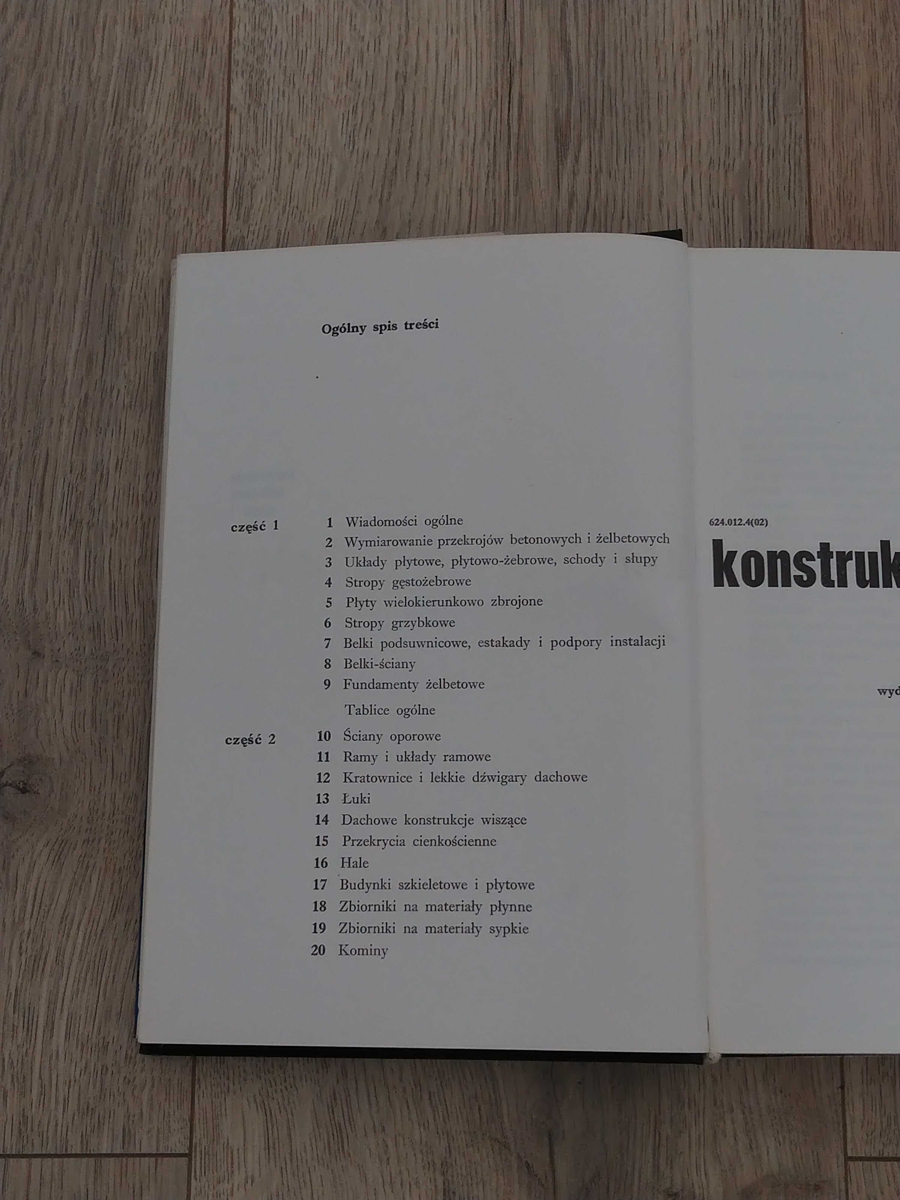 Konstrukcje żelbetowe I - J. Kobiak W. Stachurski - Arkady 1973