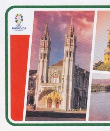Topps sticker football Euro 2024 no. por p1 Portugal