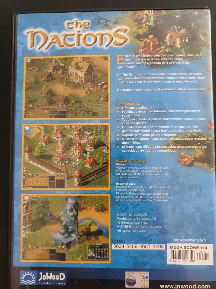 Jogo para PC DVD-ROM   THE NACTIONS