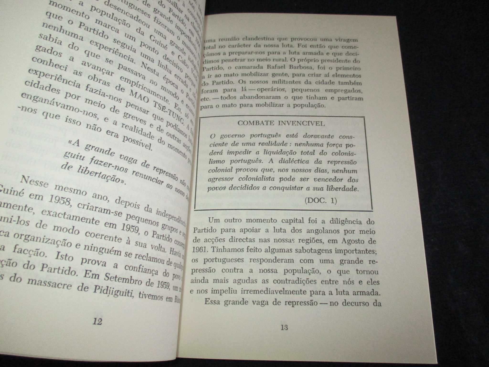 Livro Textos Políticos de Amílcar Cabral 1974