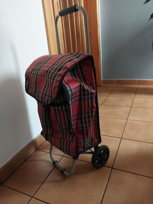 Wózek na kółkach na zakupy