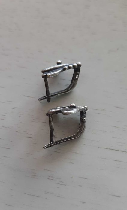 Серебряные серьги СССР