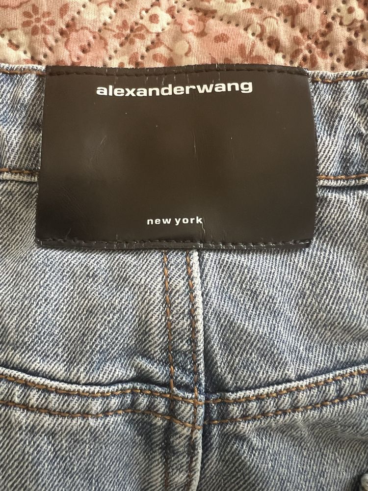 Джинсовые шорты Alexander Wang