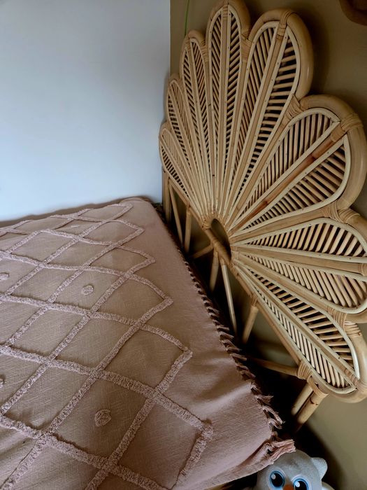 Łóżko boho 120x200 materac zagłówek boho stelaż Bielsko- Biała