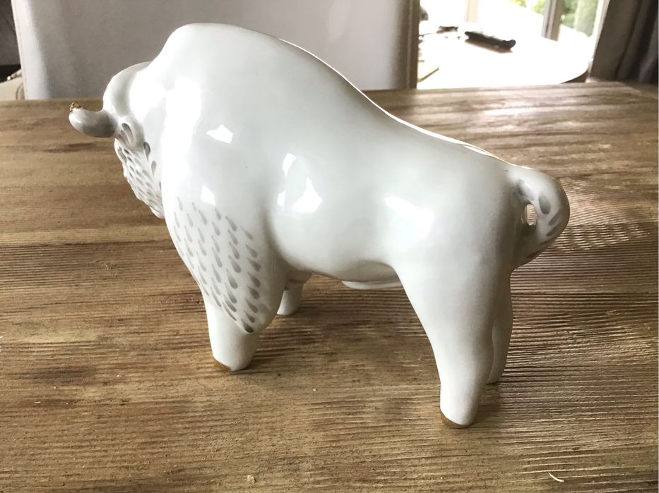 Żubr bizon porcelanowy  Łomonosow I Gatunek