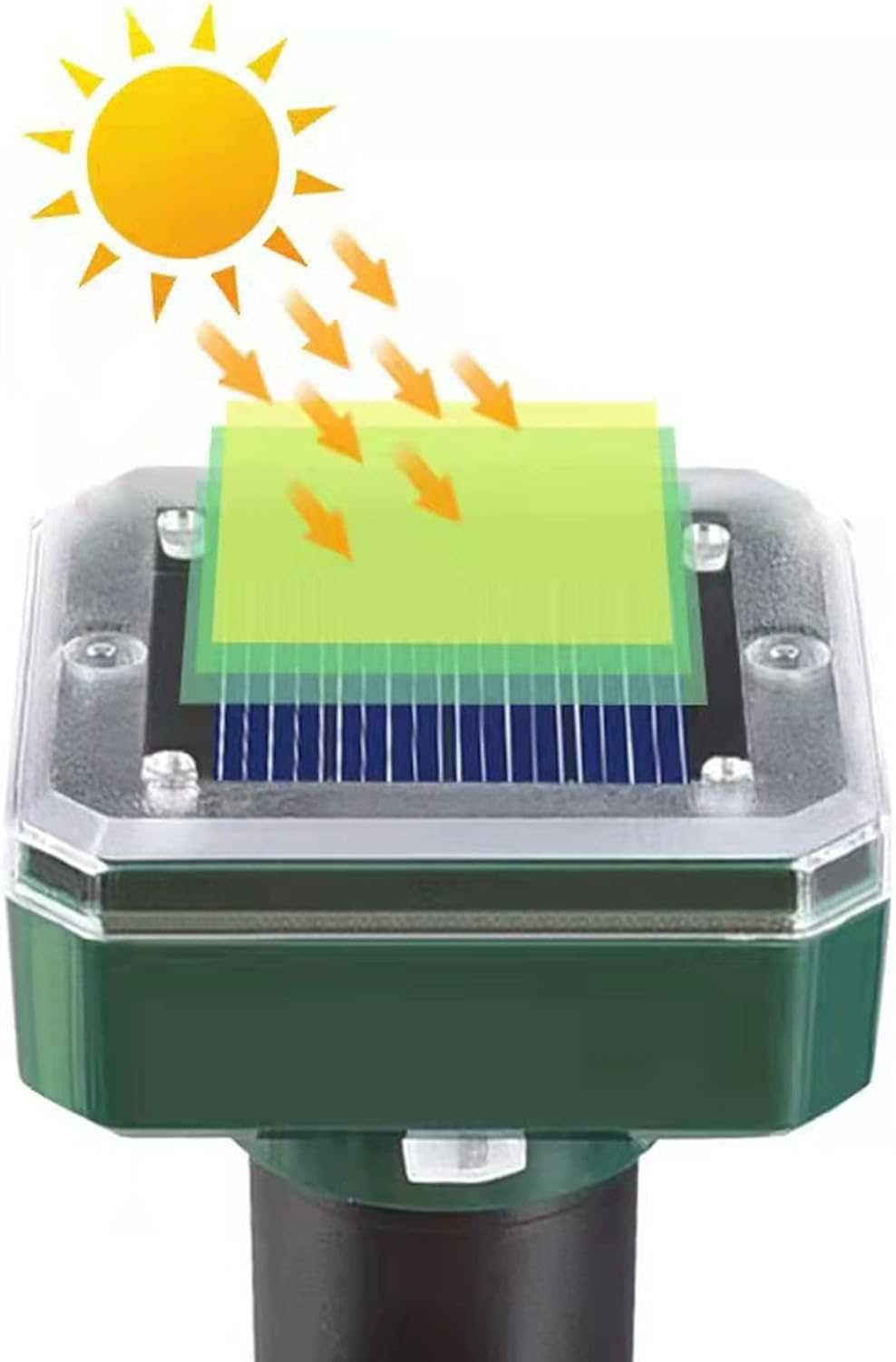 2 x Mocny Solarny Odstraszacz Kretów na kreta Zwierząt Gryzoni Nornic