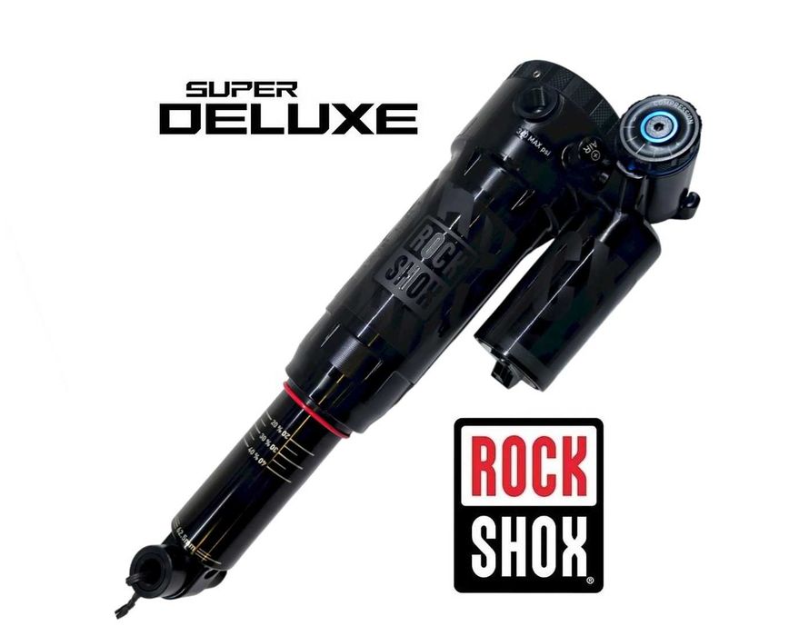 NOWY damper RockShox SUPER DELUXE 205x62,5mm Trunnion C2 kompr blokada