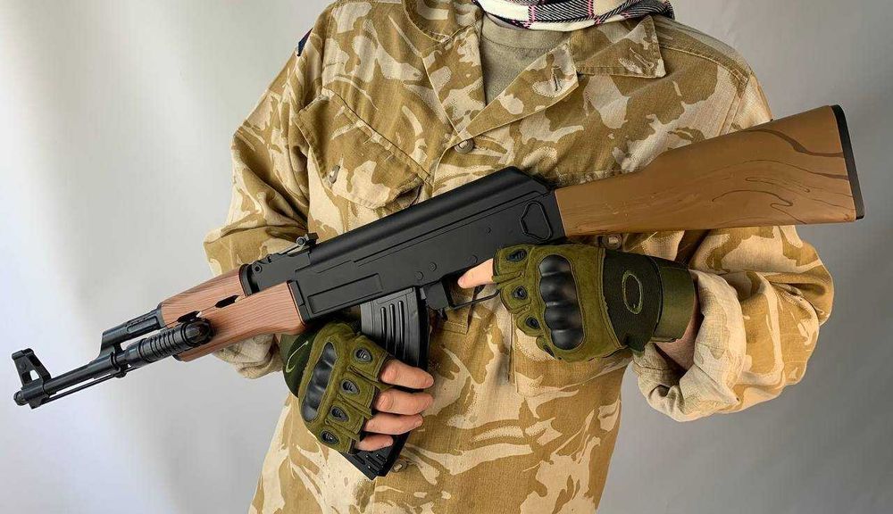 Дитячий Високоякісний Іграшковий Автомат АК-47 Іграшка  на Пульках