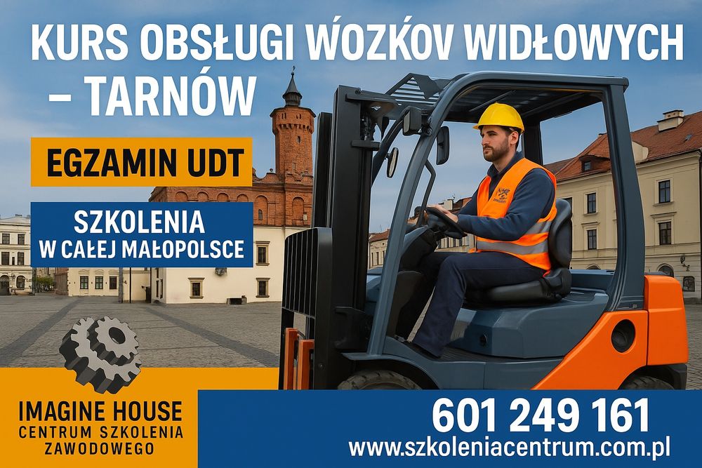 Szkolenia wózki widłowe ładowarki HDS podesty ruchome suwnice pilarki