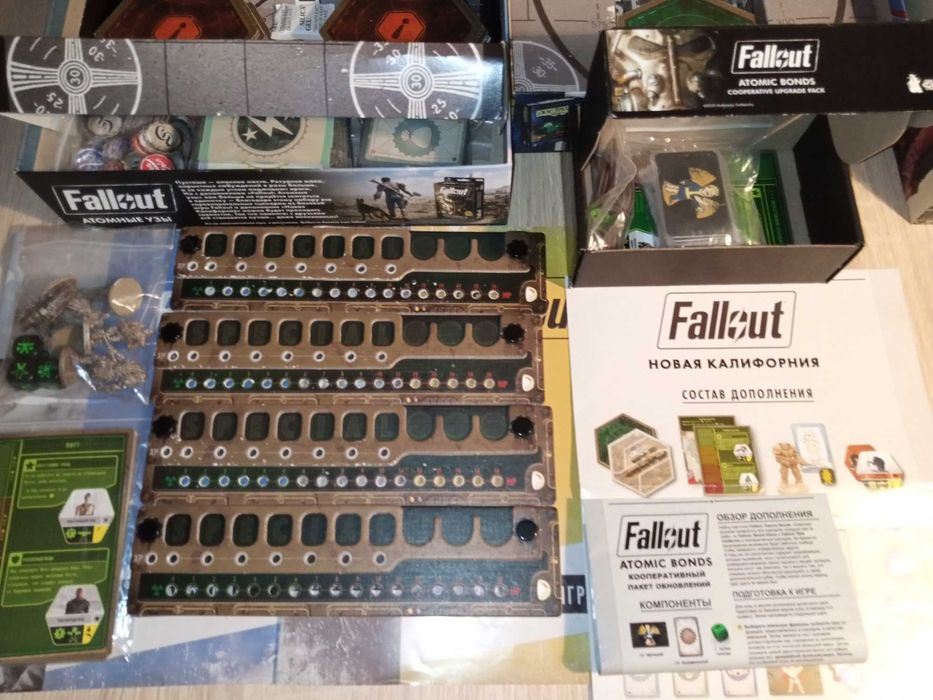 Настольная игра Fallout + все дополнения