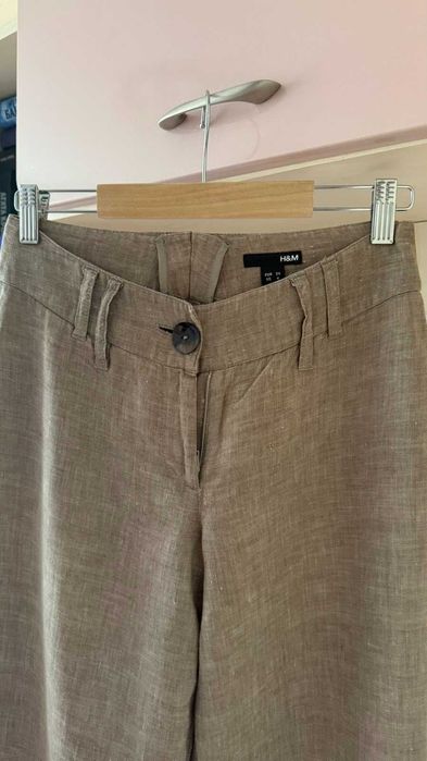Штани жіночі 100% льон H&M 34