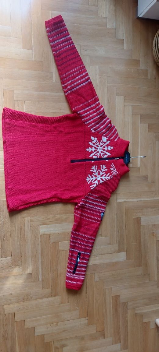 Czerwony damski sweter Dale of norway