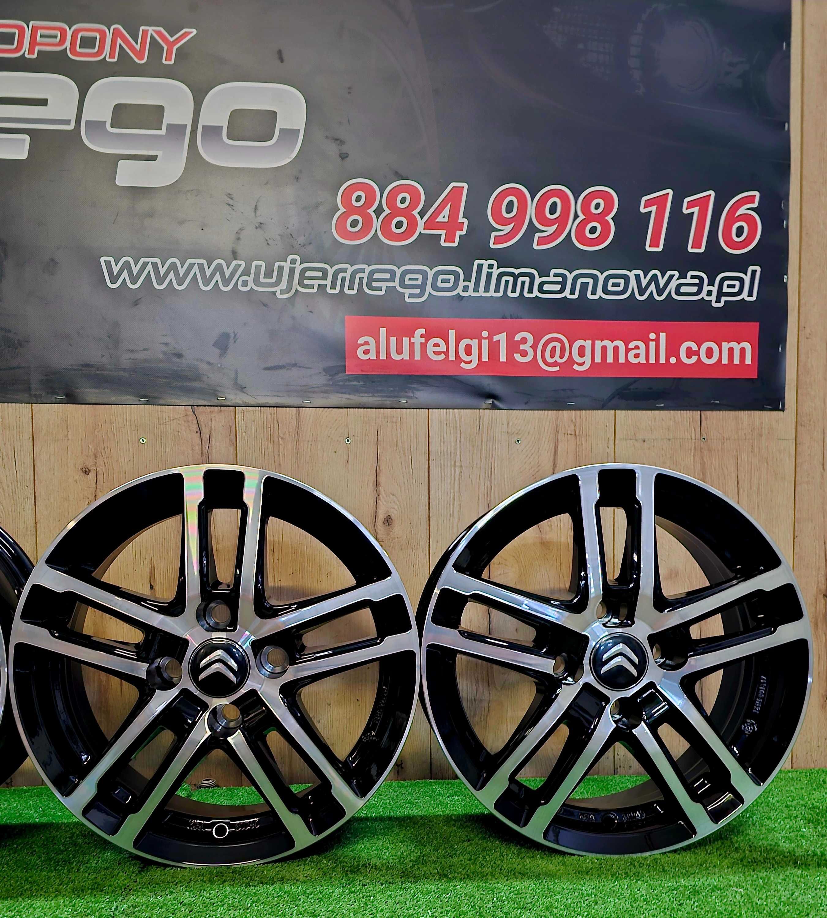 NOWE ALUFELGI CITROEN 16x4x108 - Berlingo,C-Elysee, c2,c3,c4,c5,Ds4