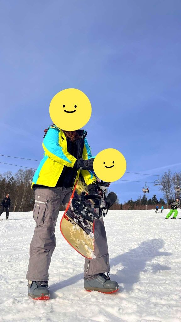 Kurtka + spodnie snowboard narty zimowe XL