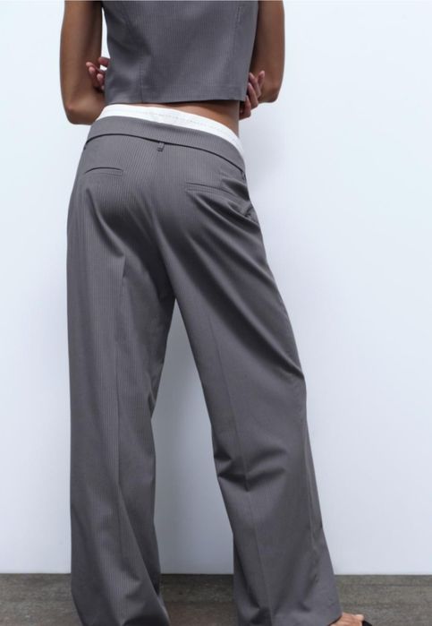 Розкішні жіночі штани палацо ZARA розмір S/M