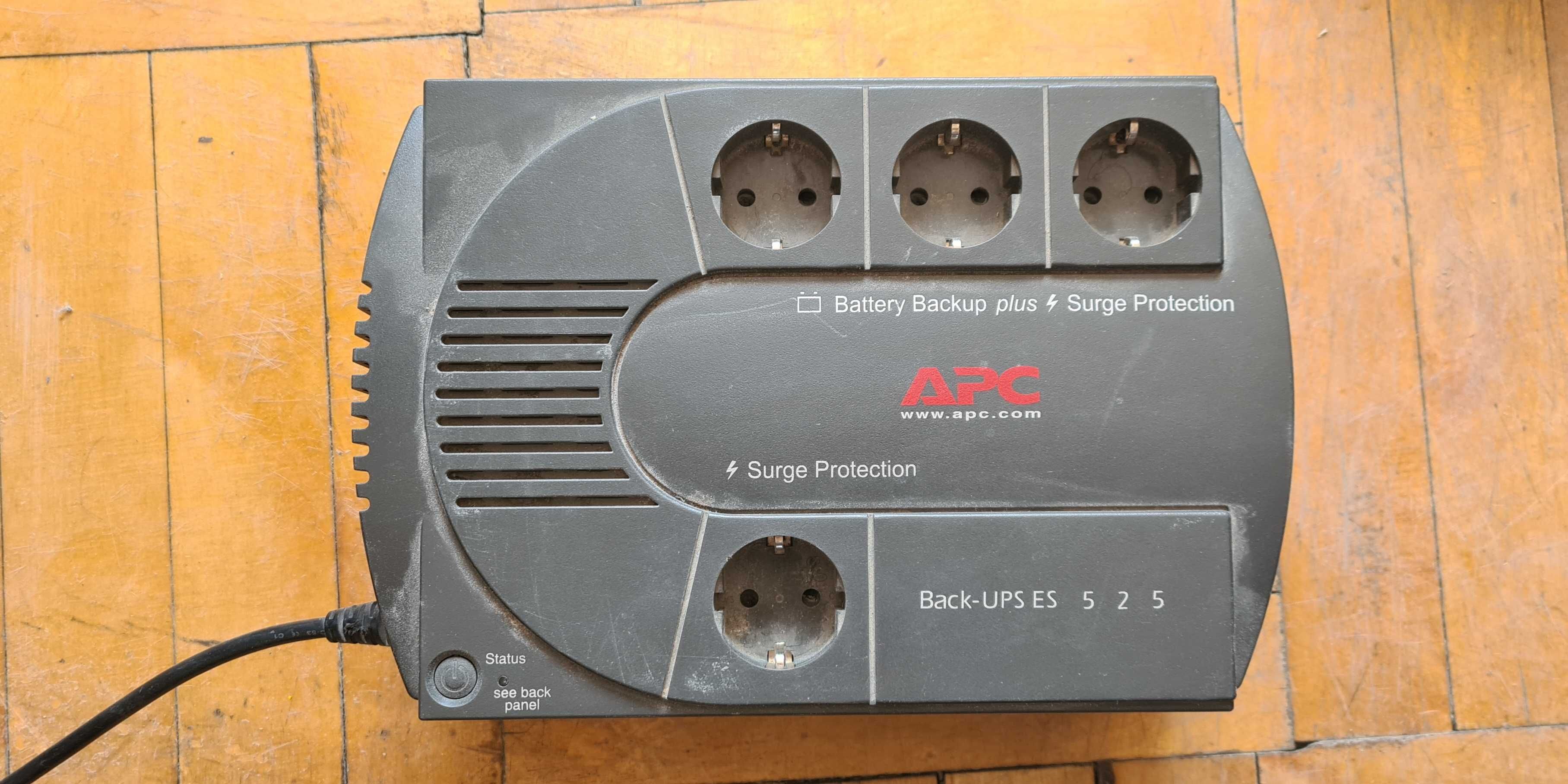 ДБЖ Безперебійник UPS 525 VA / ВА APC Back-UPS ES BE525-RS