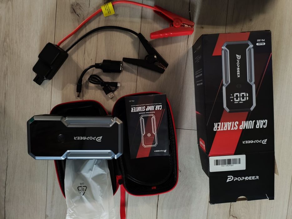 POPDEER PD-J02 Jump Starter Booster Starter Rozrusznik 4000A 23800mAh