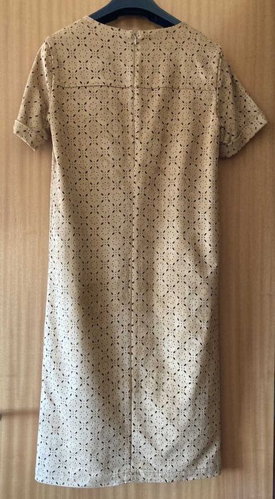 Vestido Throttleman em pele de pêssego