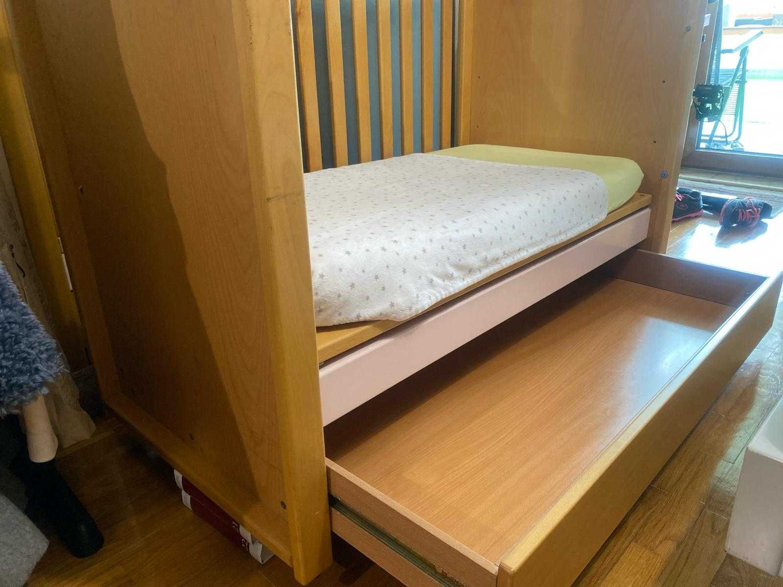 Cama/berço TRAMA com oferta de colchão