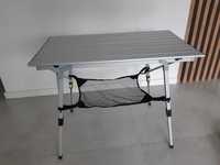 lekki aluminiowy stół kempingowy pod namiot do przyczepy 90 × 53 cm
