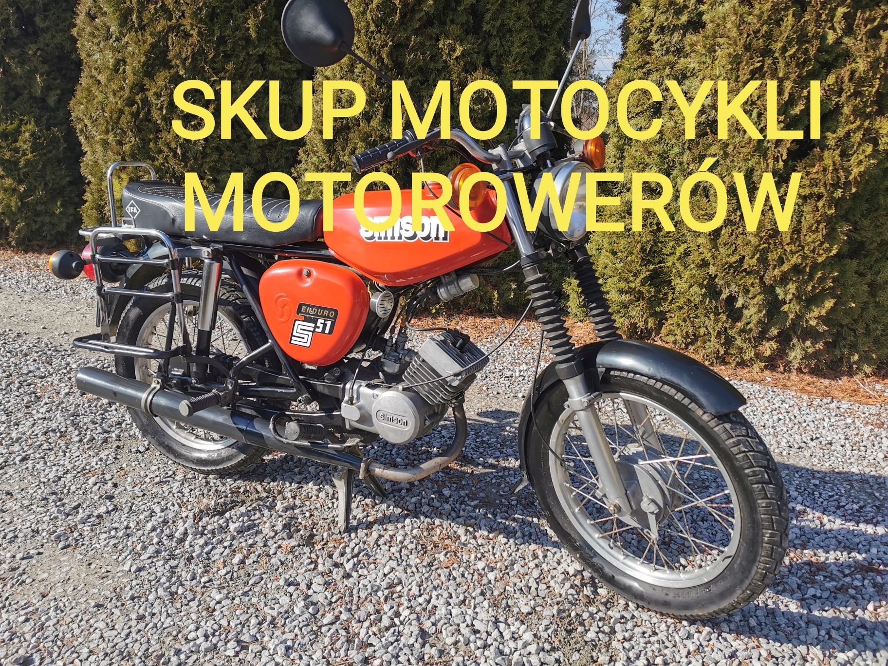 Skup Motocykli motorów quadów przyczep Simson mz osa komar jawa cz wsk